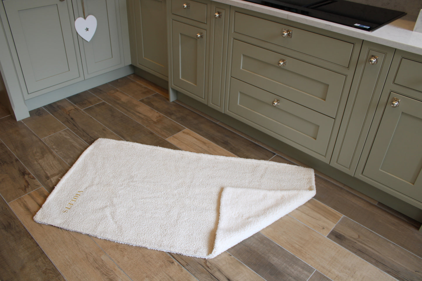 Oatmeal Luxury Bouclé Dog Blanket