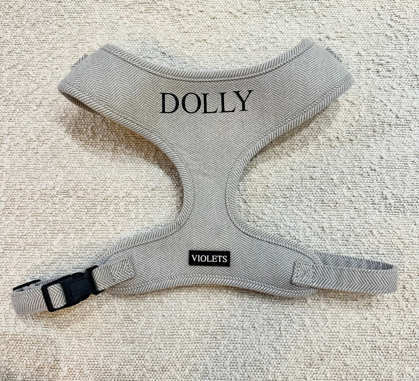 Personalised Biscuit Tweed Harness