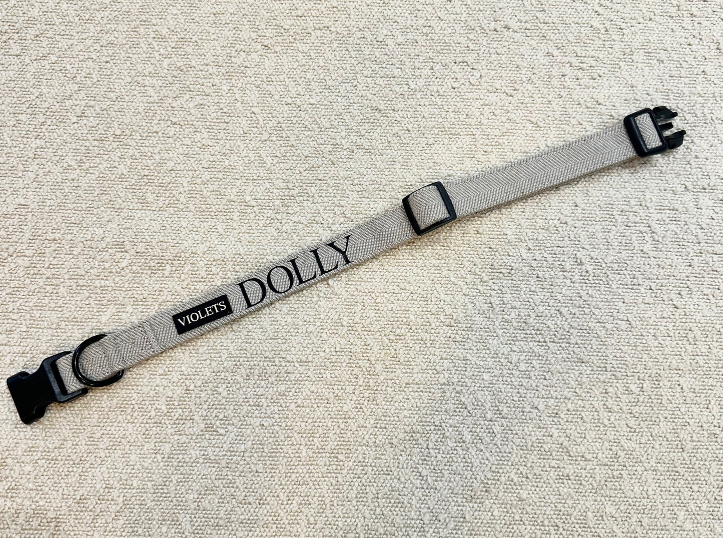 Personalised Biscuit Tweed Collar