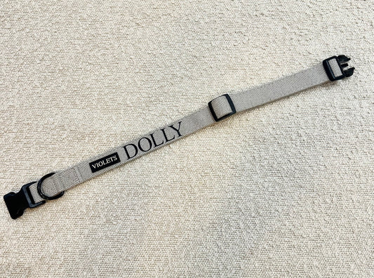 Personalised Biscuit Tweed Collar