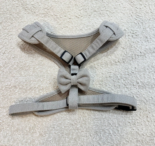 Premium Tweed Dog Bow